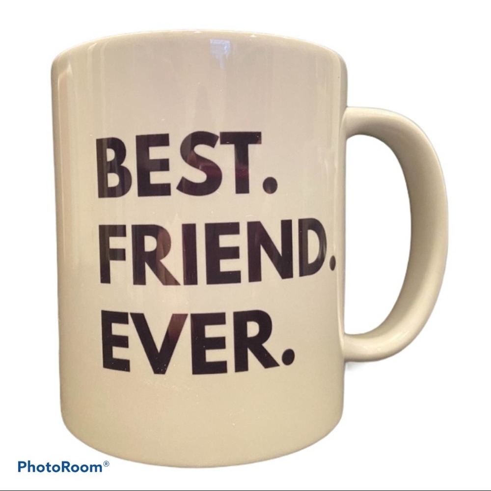 Best. Friend. Ever. White and Black Mug New in Box